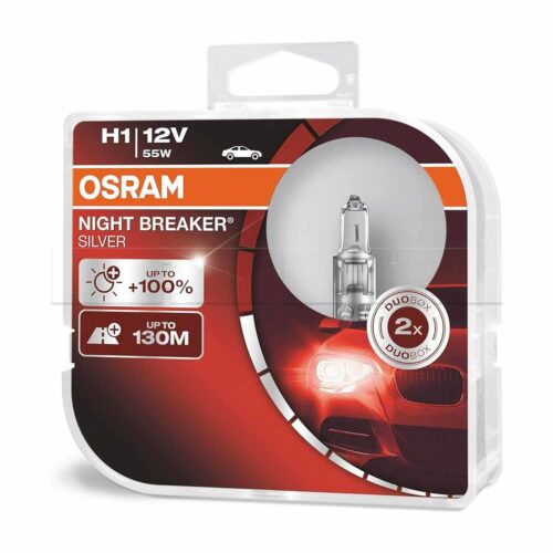 Kit ampoules NIGHT BREAKER SILVER H1 55W – 2pcs
