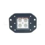 Phare additionnel carré encastrable 4 LEDs 16W 30° - 12 x 9 cm - 1pc - Image 2