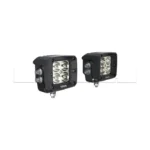 P.Phares additionnels carrés 4 LEDs 1300lm - 7,5W Nominal - 2PC - Image 3