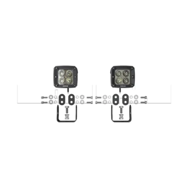 P.Phares additionnels carrés 4 LEDs 1300lm - 7,5W Nominal - 2PC - Image 6