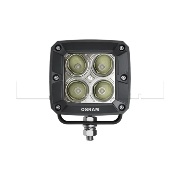 P.Phares additionnels carrés 4 LEDs 1300lm - 7,5W Nominal - 2PC