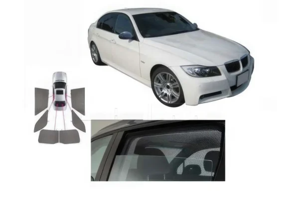 Jeu rideaux pare-soleil BMW E90 05-11 3 Pcs