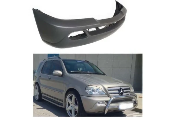 Parechoc av Mercedes ML W163 01-05 Ph2 standard - sans pdc - OEM:1638804570