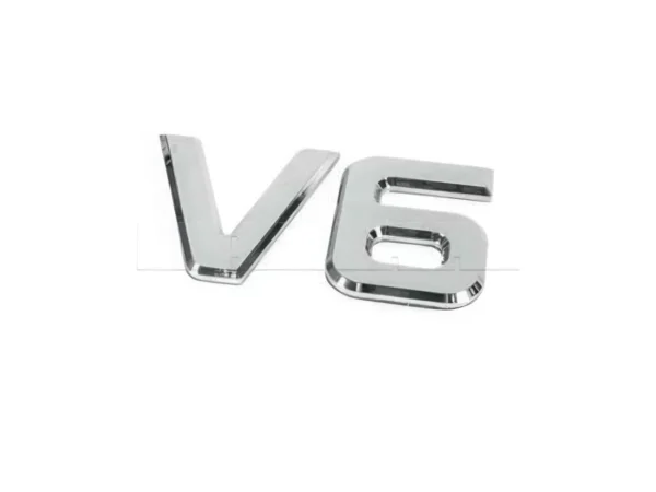 Embleme "V 6" Chrome
