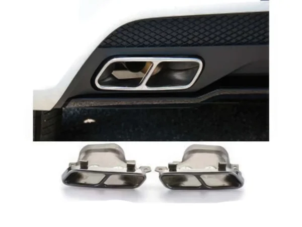 2 Embouts d'échappement G+D Merc. Classe A W176 A45/CLA45 AMG