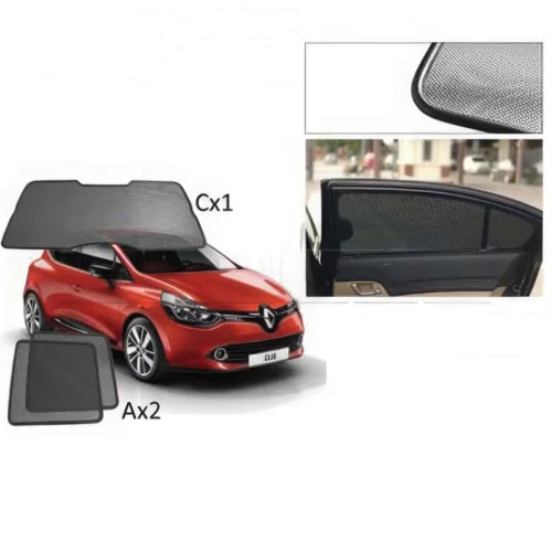 Jeu rideaux paresoleil RENAULT – CLIO IV 2012- HB 5D – 3 pcs