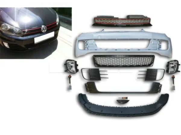 Pare-chocs av complet VW Golf6 GTI - avec PDC / sans PDC