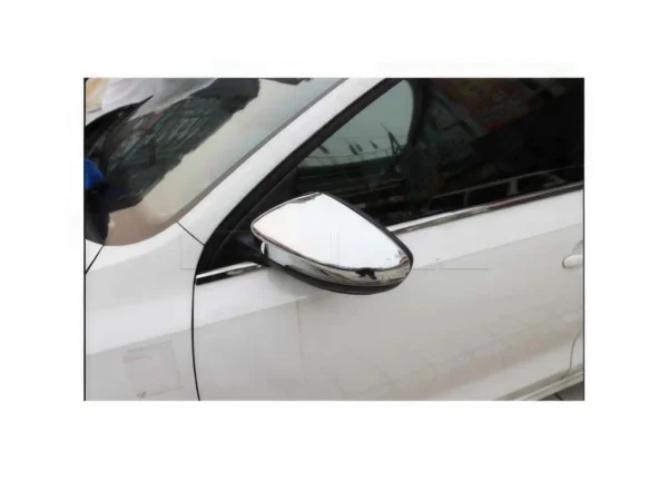Coquilles rétroviseurs Inox brossé VW Scirocco 08-15/Passat B7 10-15/Passat CC 08-/Jetta 6 11-14/B