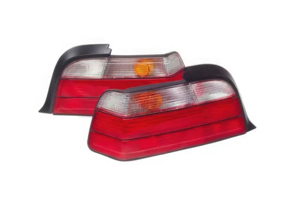 Feux ar BMW E36 2P - Rouge/Blanc - Modele origine