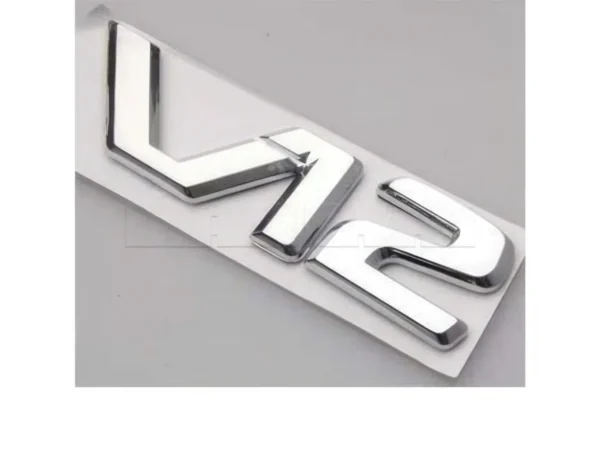 Embleme "V 12" Chrome