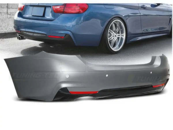 Pare-chocs ar complet BMW Serie 4 F32 MTech - avec PDC - Double sorties G