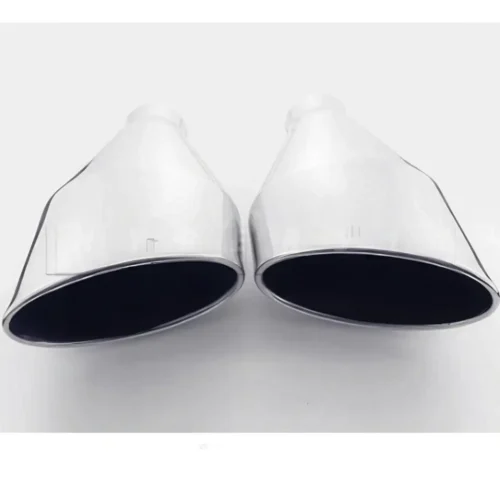 Embout Inox _ Simple ovale assymètrique GM G+D BLT699