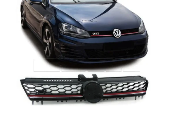 Calandre VW Golf7 GTI - Rouge