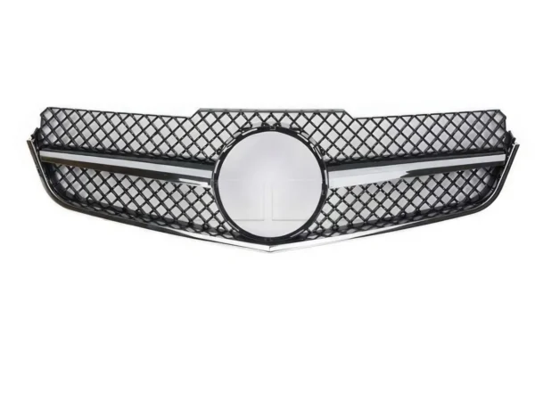 Calandre MER. E coupé C207 09-13 1 branche - Noir/Chrome