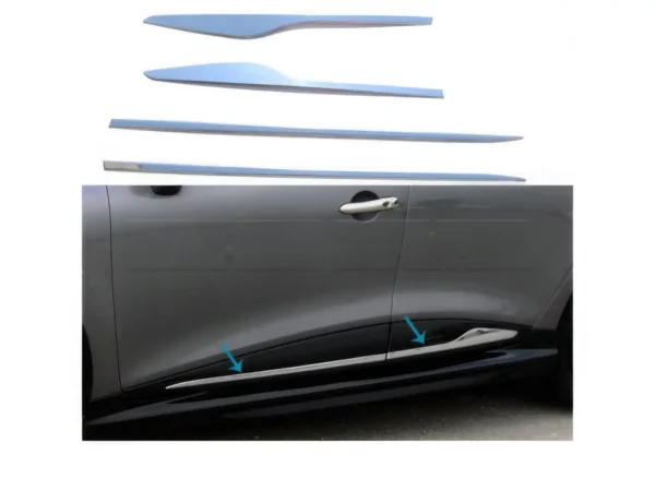 Baguettes de portes chrome - Renault CLIO IV 2012 - 4pcs