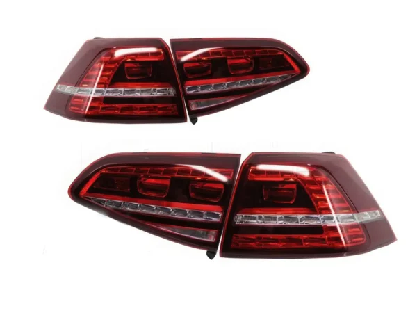 Feux Ar LED VW Golf 7 - rouge/blanc V2
