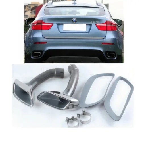 Embouts d’échappement carrés BMW X6 E71