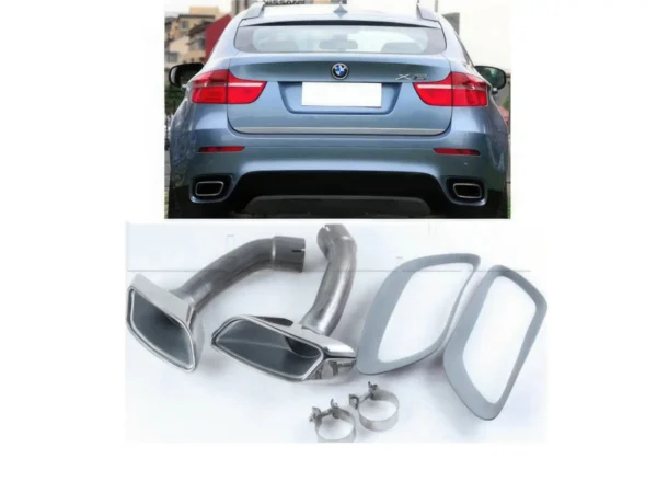 Embouts d'échappement carrés BMW X6 E71