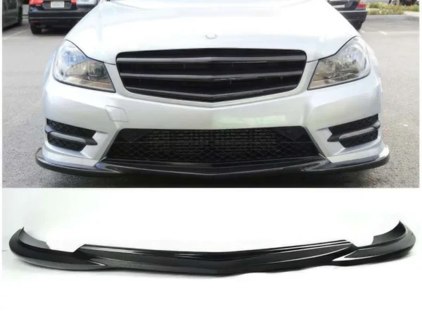 Spoiler de pare-chocs av Mer. Classe C W204 PH2 Pack AMG - CARBONE