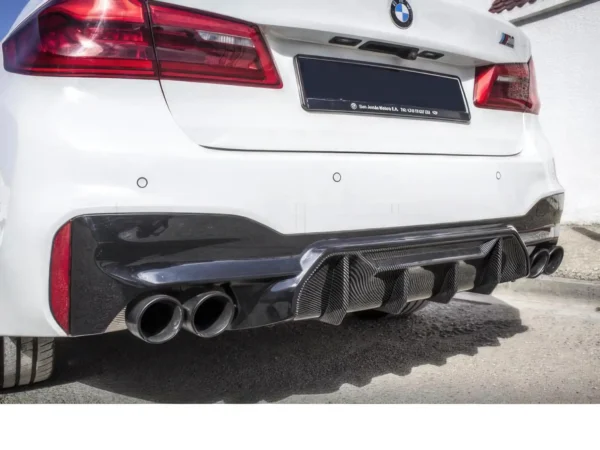Diffuseur de pare-chocs ar BMW Serie 5 G30 M5 Competition - Carbone look