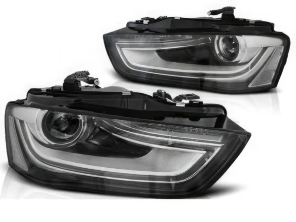 Phares av AUDI A4 B8 PH2 12-16 look version LED - rég éléc