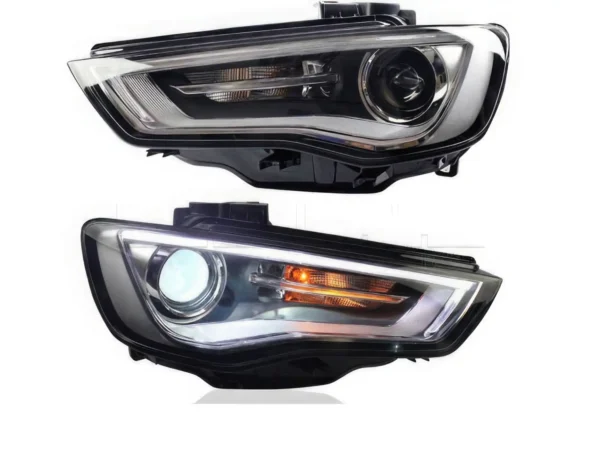 Phares av AUDI A3 8V PH1 12-16 look version LED - rég éléc