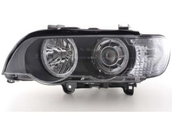 Phares av angel eyes LED BMW X5 02-03 - Xenon D2S - rég éléc