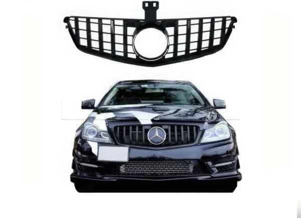 Calandre MER. Classe C W204 - GT Noir
