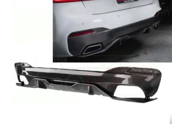 Diffuseur de pare-chocs ar BMW Serie 5 G30 MPerformance - Carbone look