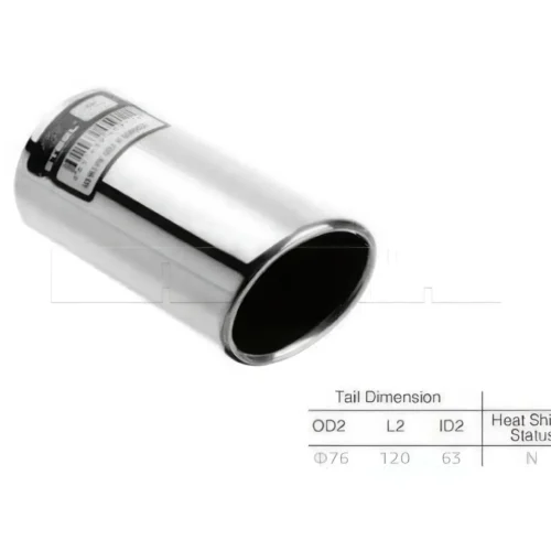 Embout simple rond – 1.2 TSİ OD2/L2/ID2 : Ф76/120/63mm