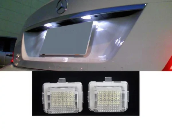 Feux de plaque LED Mercedes W204/W221/C207/W212/C216