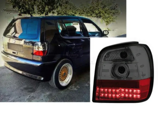 Feux Ar LED VW polo 3 red/smoke