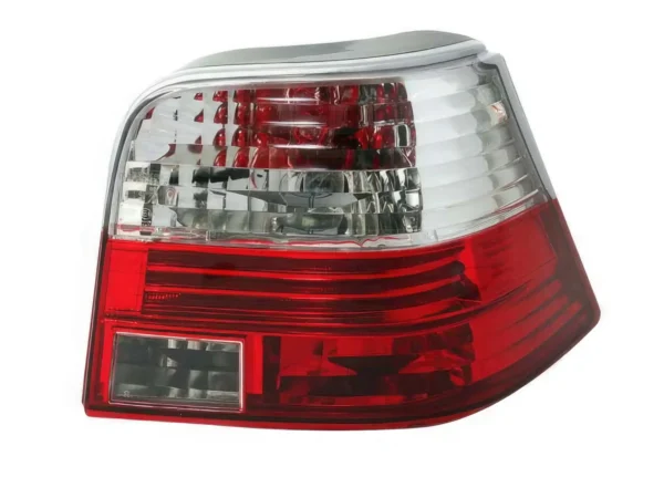 Feux ar crystal VW Golf 4 98-02 rouge/blanc