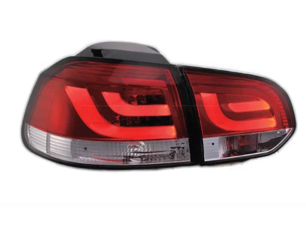 Feux ar LED BAR VW GOLF 6 09-UP rouge/blanc V2