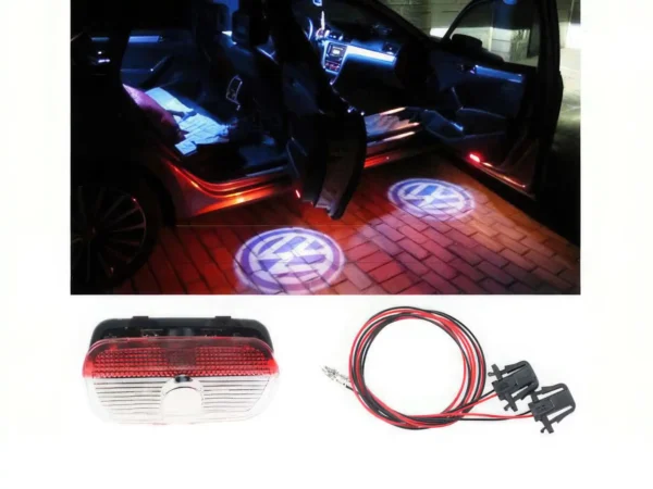 Feux d'éclairage LED pour bas de portes avec logo VW