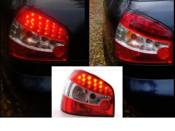 Feux ar LED AUDI A3 96-00 rouge/blanc