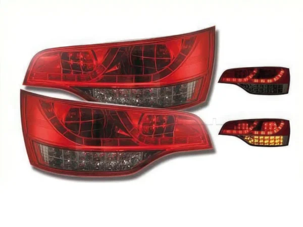 Feux ar LED Audi Q7 06-UP rouge/fumé