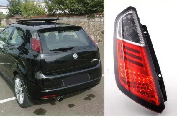 Feux ar LED FIAT G.Punto rouge/fumé