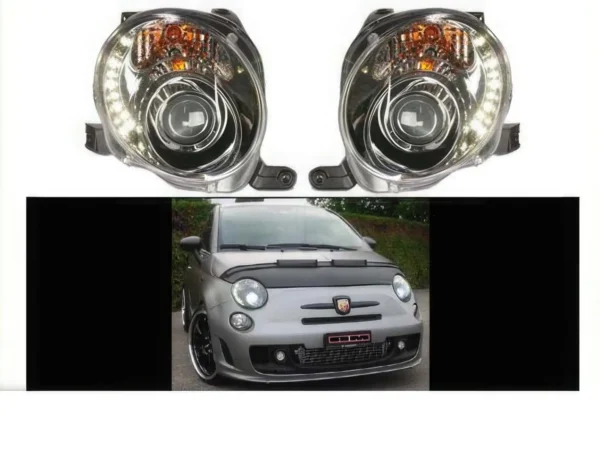 Phares av LED FIAT 500 07-UP