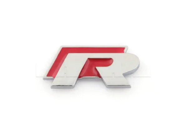 Embleme sticker VW R Rouge