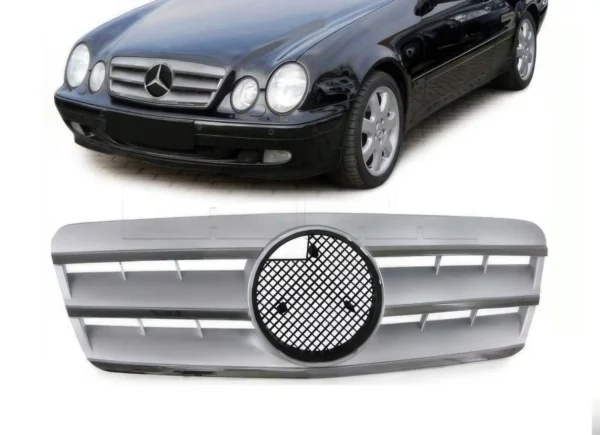 Calandre Mercedes CLK W208 3 branches Gris