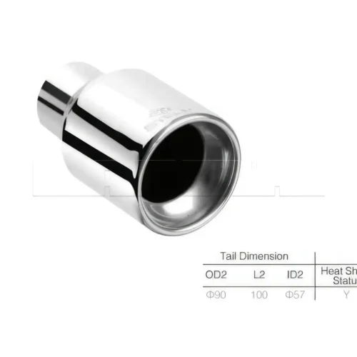 Embout simple rond OD2/L2/ID2 : Ф90/100/Ф57mm