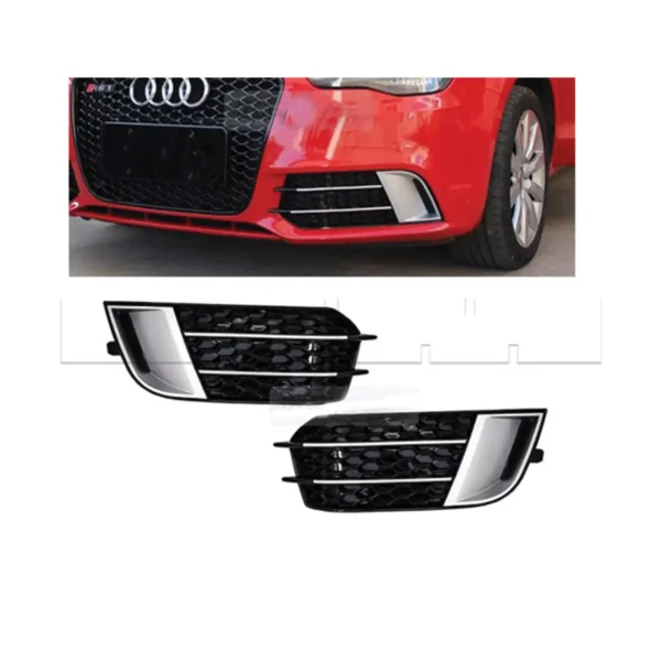 Grilles latérales type RS1 pr pare-chocs av standard Audi A1 PH1 - 10->15