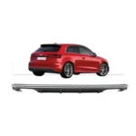 Diffuseur de pare-chocs ar Audi A3 S3 Type 8V Sportback 13->17 (pr parechocs standard) - Image 3