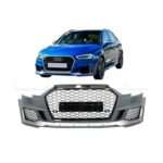 Pare-chocs av complet + calandre Audi A3 RS3 Type 8V PH2 - 17->  Hatchback