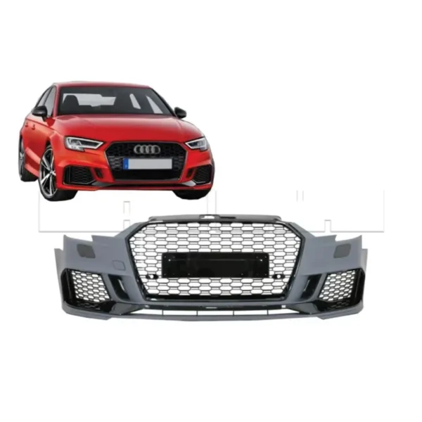 Pare-chocs av complet + calandre Audi A3 RS3 Type 8V PH2 - 17->  Sedan