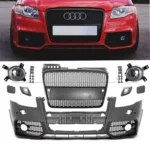 Pare-chocs av complet Audi A4 B7 05-08 - RS look - sans PDC - Image 4