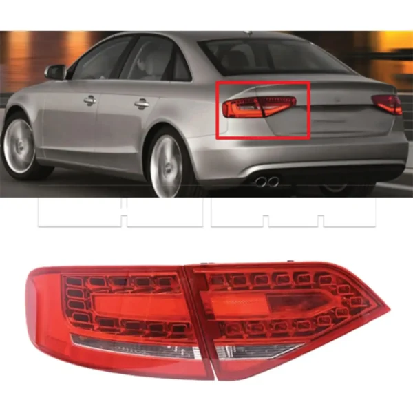 Feux ar LED Audi A4 B8 08 Look version Xenon - Image 2