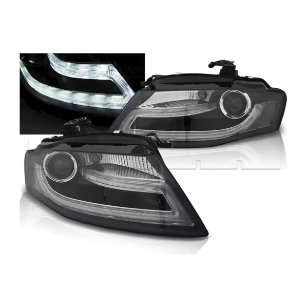 Phares av LED Bar AUDI A4 B8 08-11 - look PH2 - rég éléc - Image 2