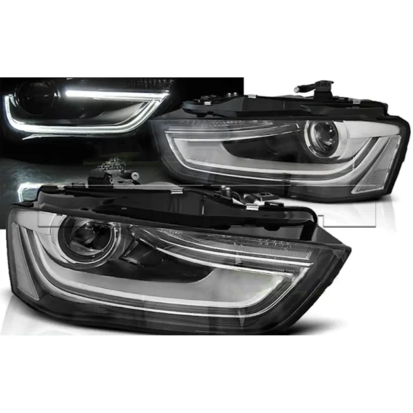 Phares av AUDI A4 B8 PH2 12-16 look version LED - rég éléc - Image 2